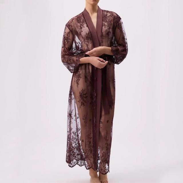 Кружевной халат Rya Darling Robe