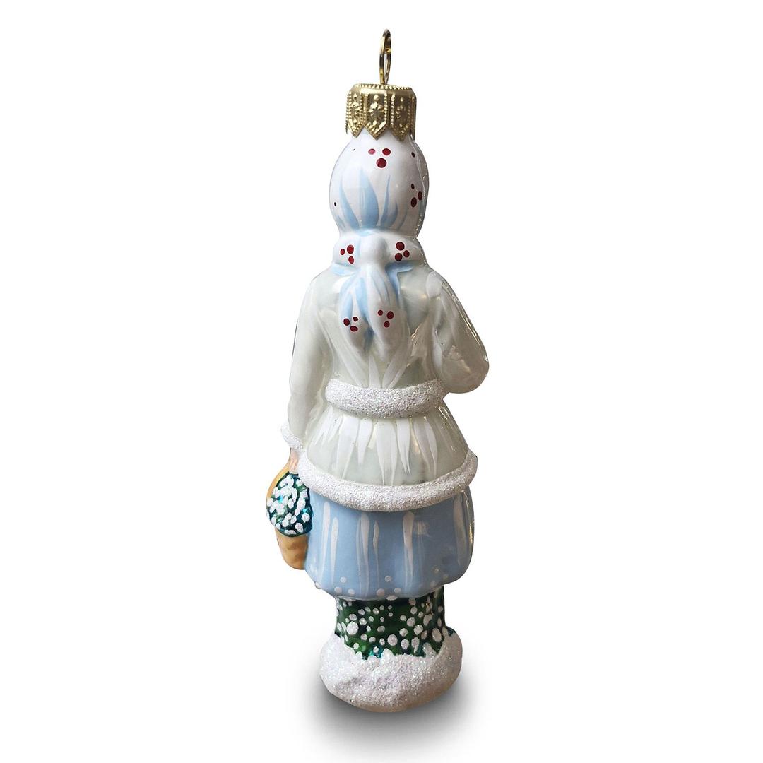 Ёлочная игрушка Девочка с подснежниками Ленигрушка | Фото 2