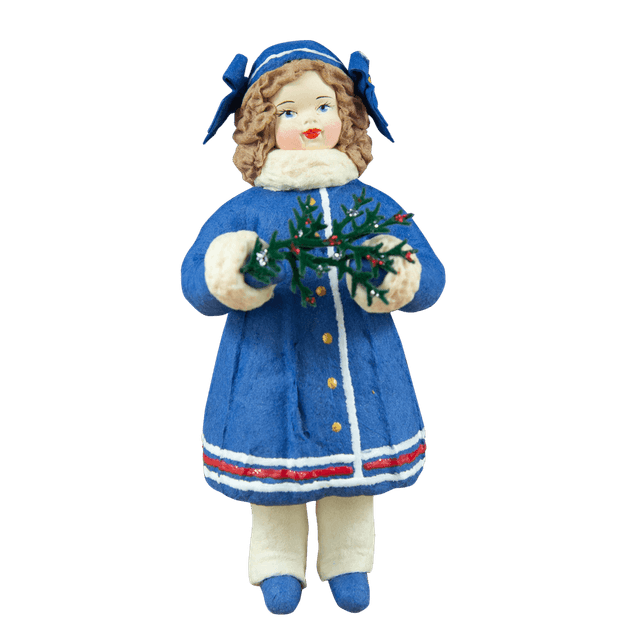 Ёлочная игрушка Девочка в синем Морозом Душистыя радости