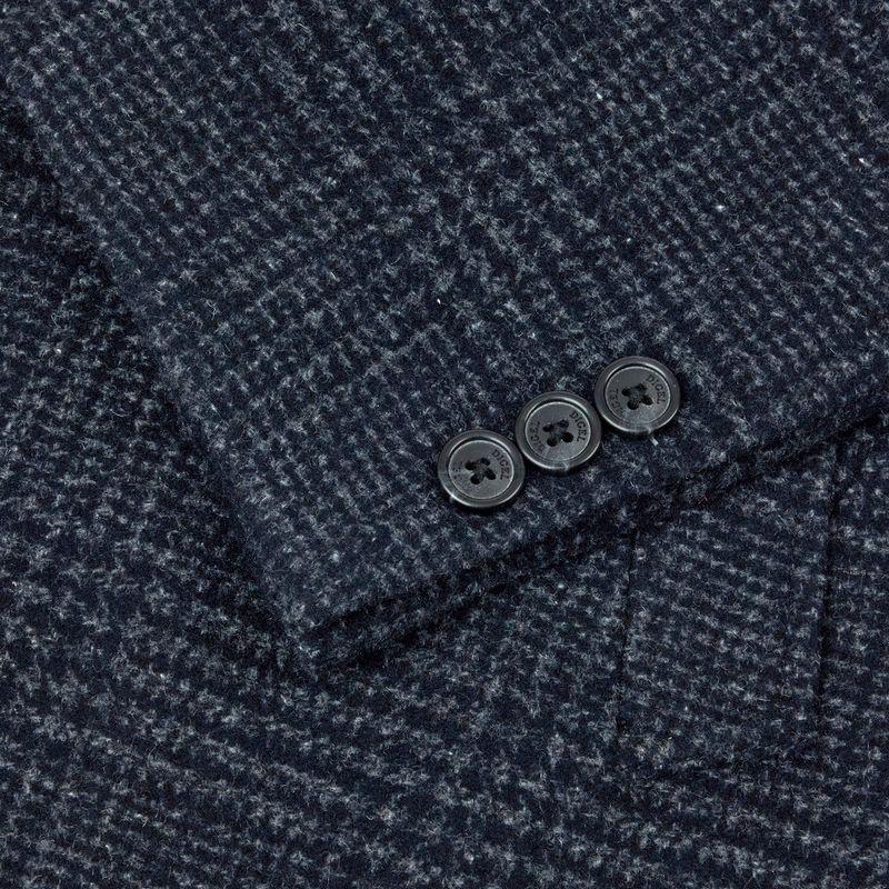 Мужское шерстяное пальто в клетку Digel | Фото 3