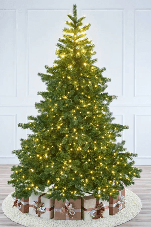 Ель с лампочками Монблан Max Christmas, 2.4 м