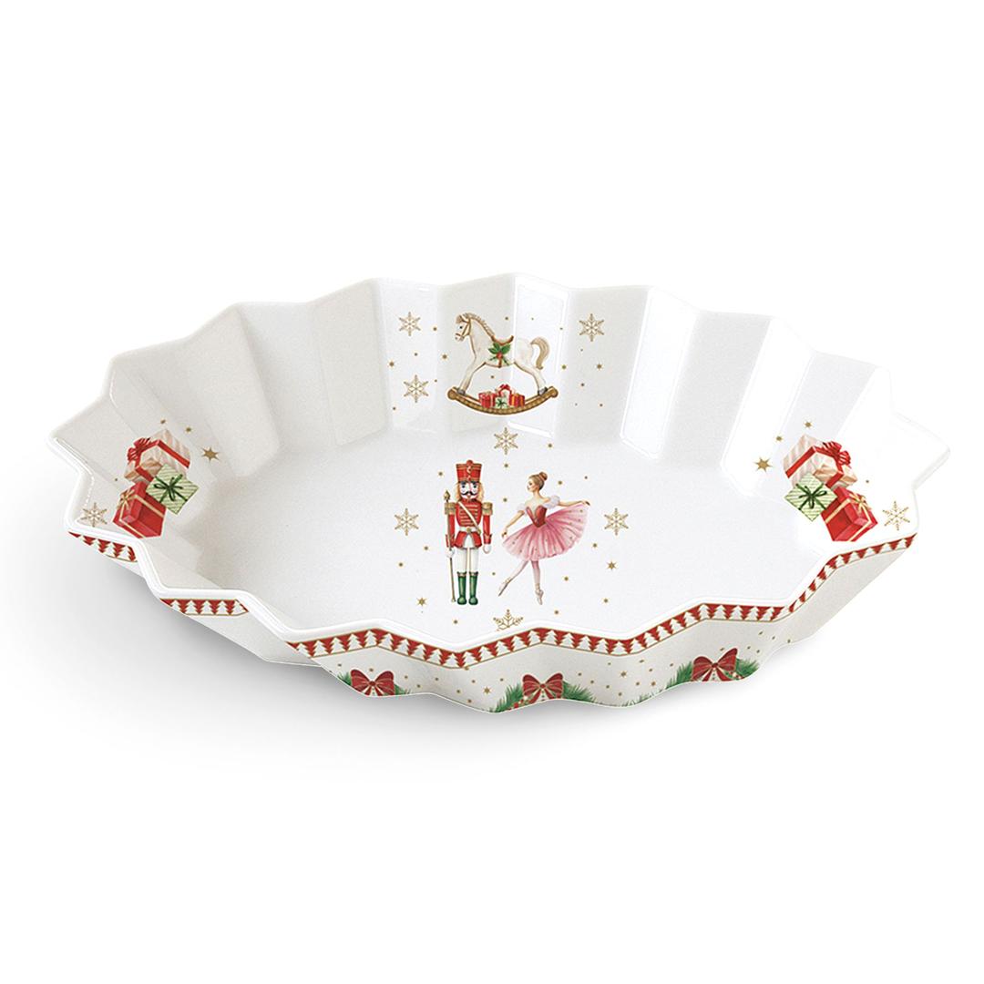 Блюдо сервировочное Easy Life, Новогодняя гирлянда 25х17 см | Фото 1