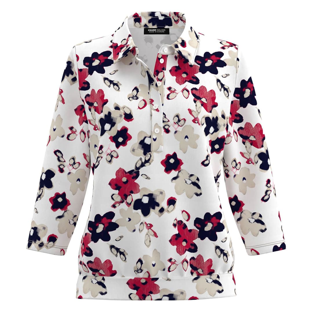 Женское поло из вискозы Frank Walder | Фото 1