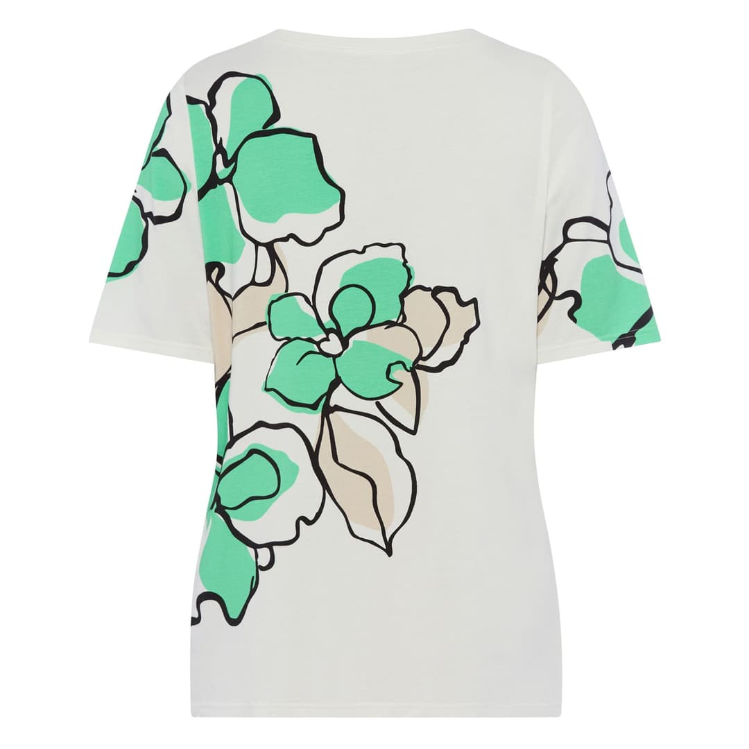 Женская футболка из хлопка с модалом Frank Walder | Фото 2