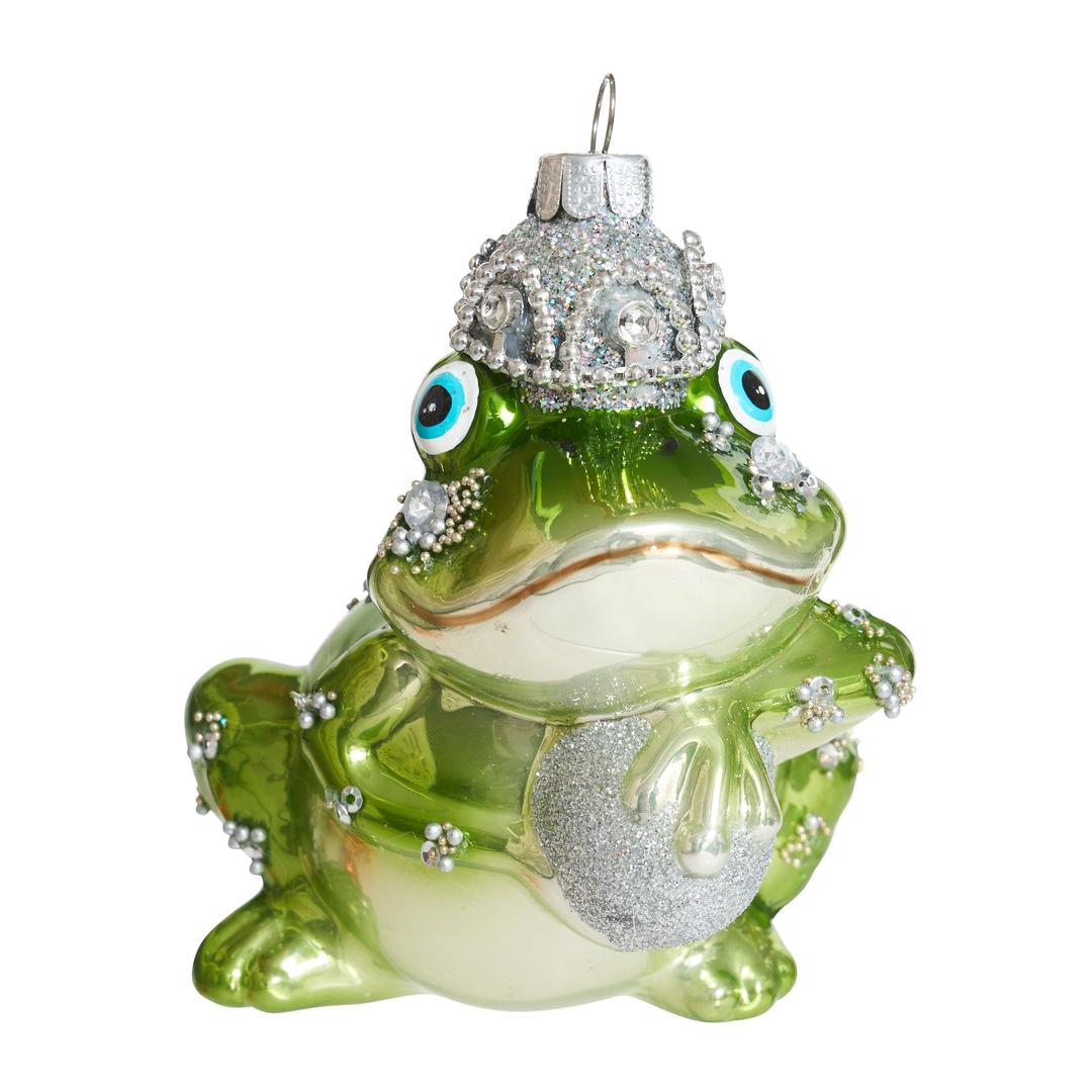 Ёлочная игрушка Лягушка в короне Holiday Classics | Фото 1