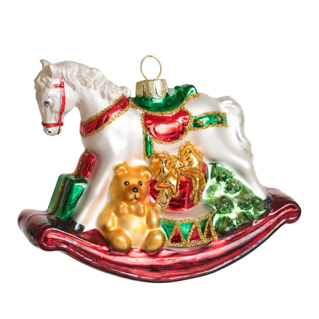 Ёлочная игрушка Лошадка -качалка Holiday Classics | Фото 2