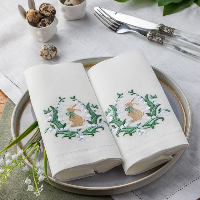 Набор салфеток Невская Вышивка, Пасхальный зайчик