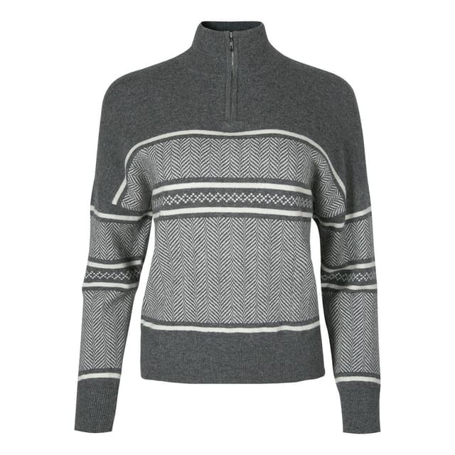 Женский джемпер с узором MIR CASHMERE