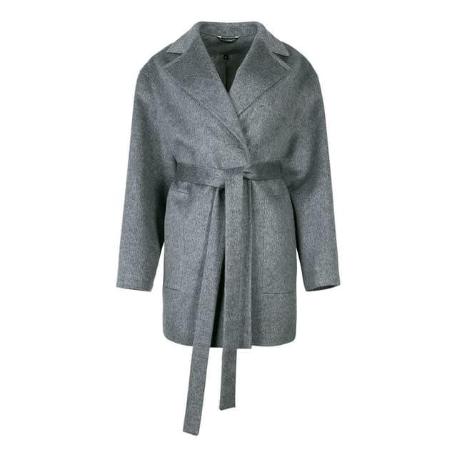 Женское укороченное пальто на запах Dolche Moda          