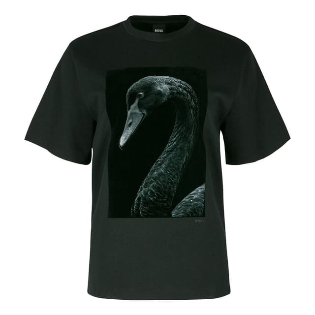 Женская футболка  с принтом BOSS 