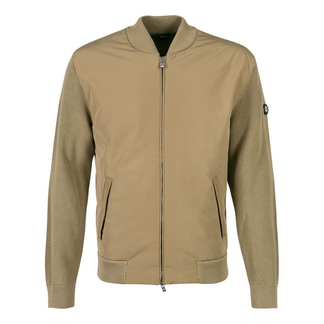 Мужской хлопковый жакет-бомбер BOSS Black