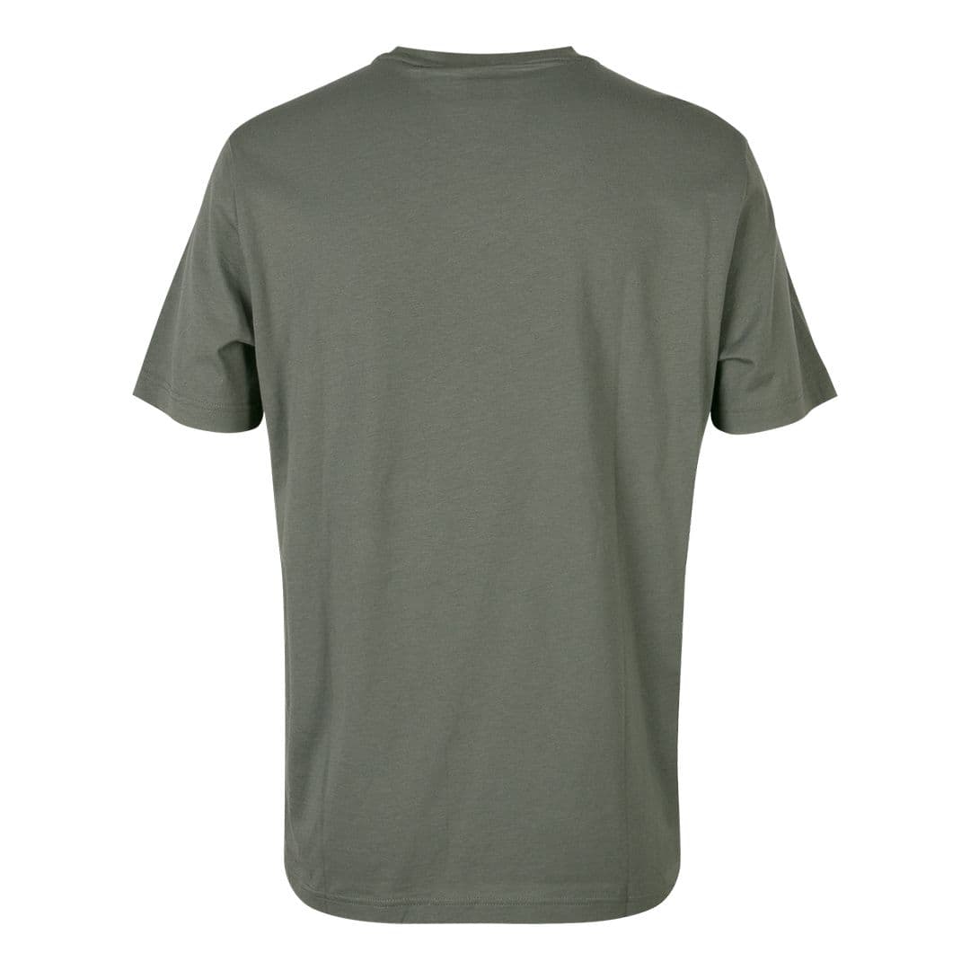 Мужская хлопковая футболка с фото-принтом BOSS Orange  | Фото 2