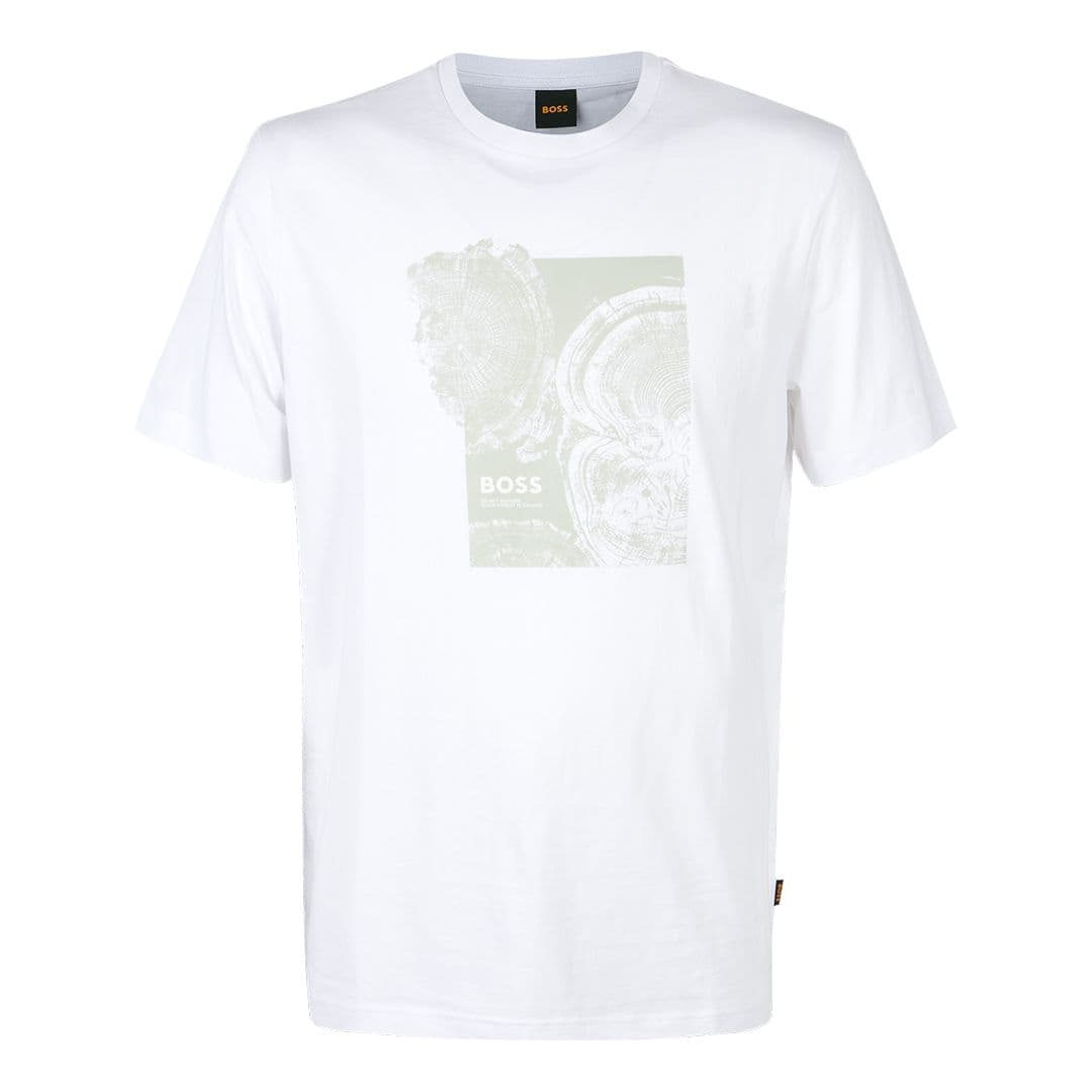 Мужская хлопковая футболка BOSS Orange | Фото 1