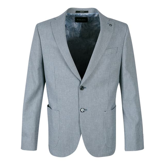 Мужской пиджак из хлопка и льна Digel