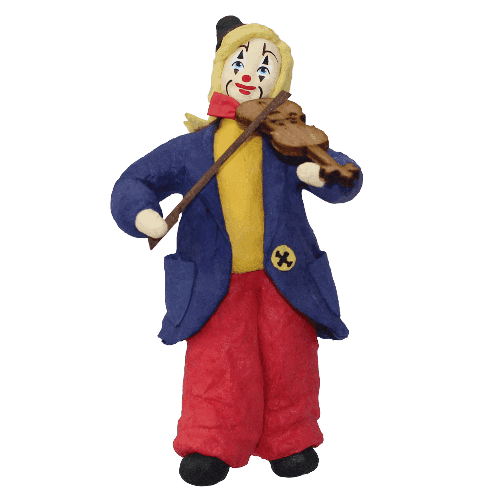 Ёлочная игрушка Клоун со скрипкой Душистыя радости | Фото 1