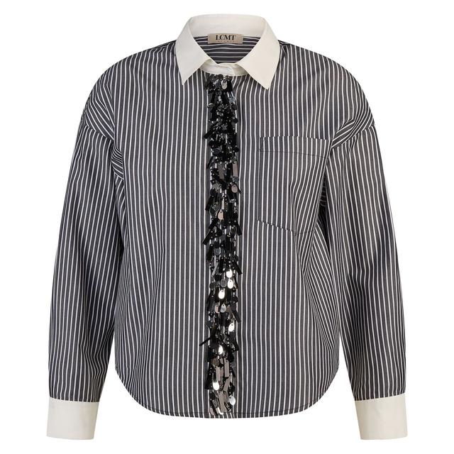 Женская рубашка с пайетками LeComte