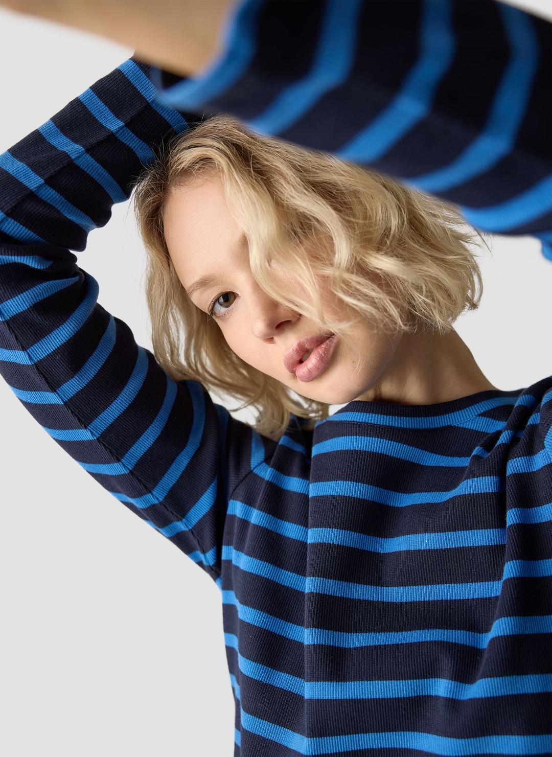 Женский лонгслив в полоску LeComte | Фото 5