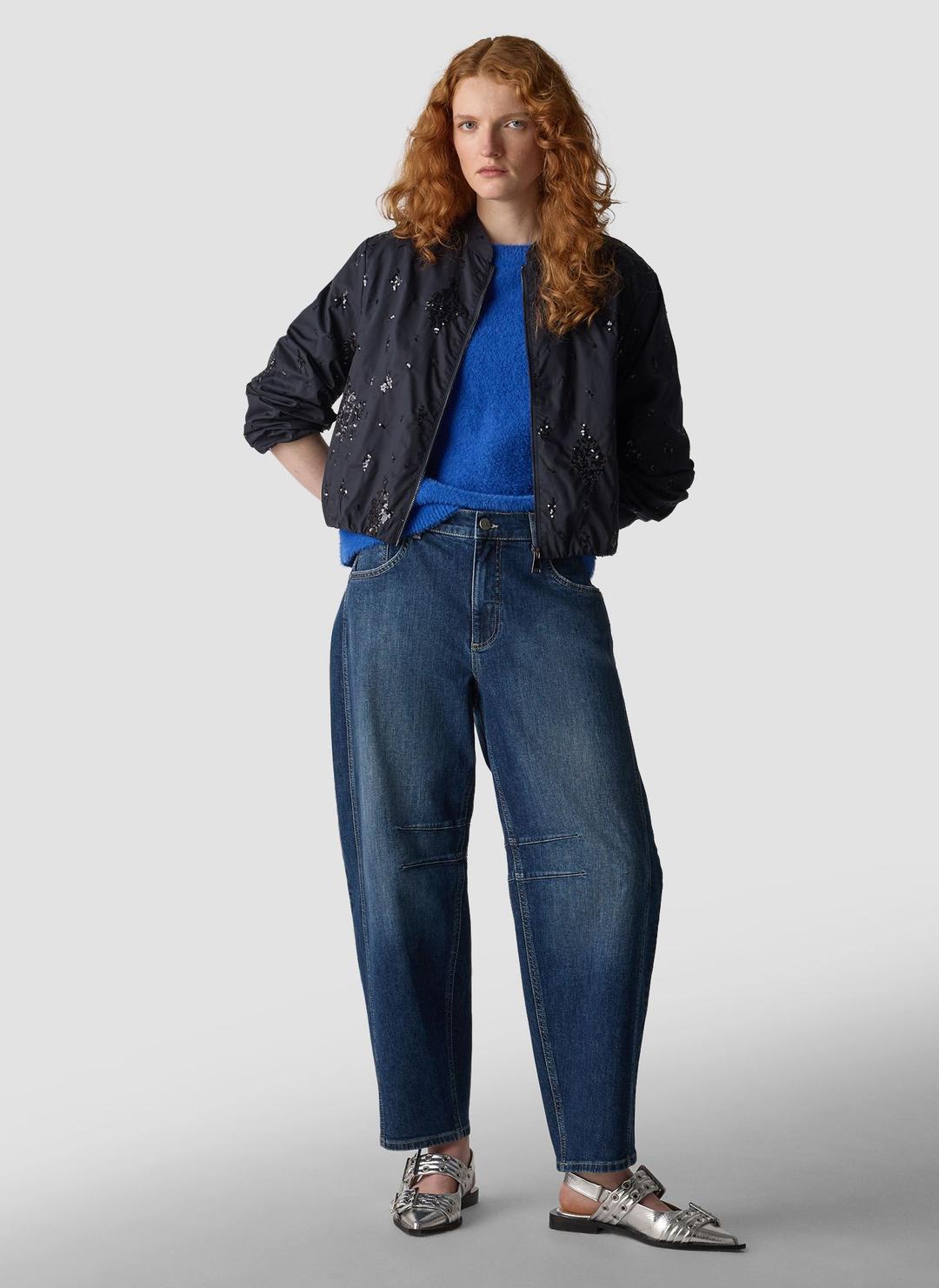 Женский бомбер с пайетками LeComte | Фото 4