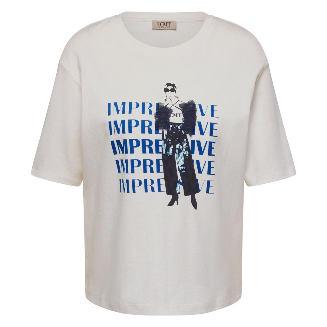 Женская футболка с пайетками LeComte | Фото 1