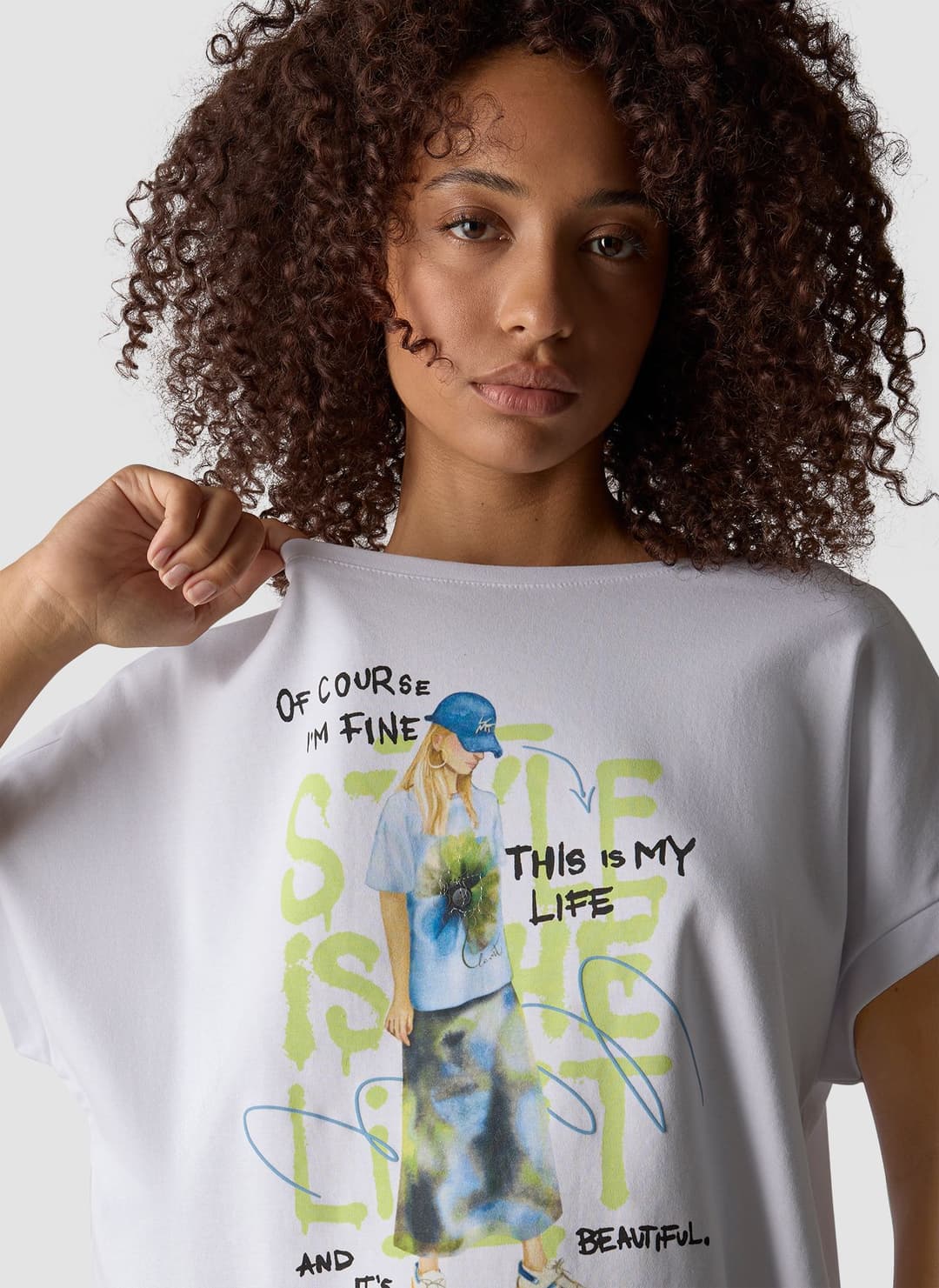 Женская футболка из хлопка LeComte | Фото 6