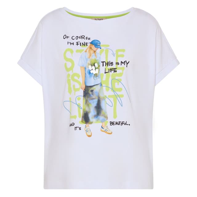 Женская футболка из хлопка LeComte