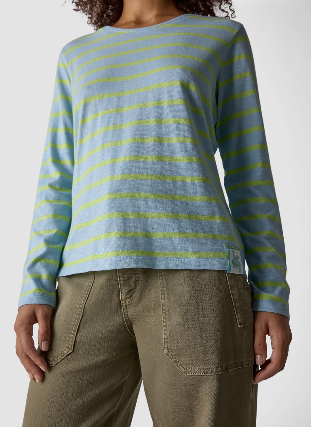 Женский лонгслив из хлопка LeComte | Фото 6