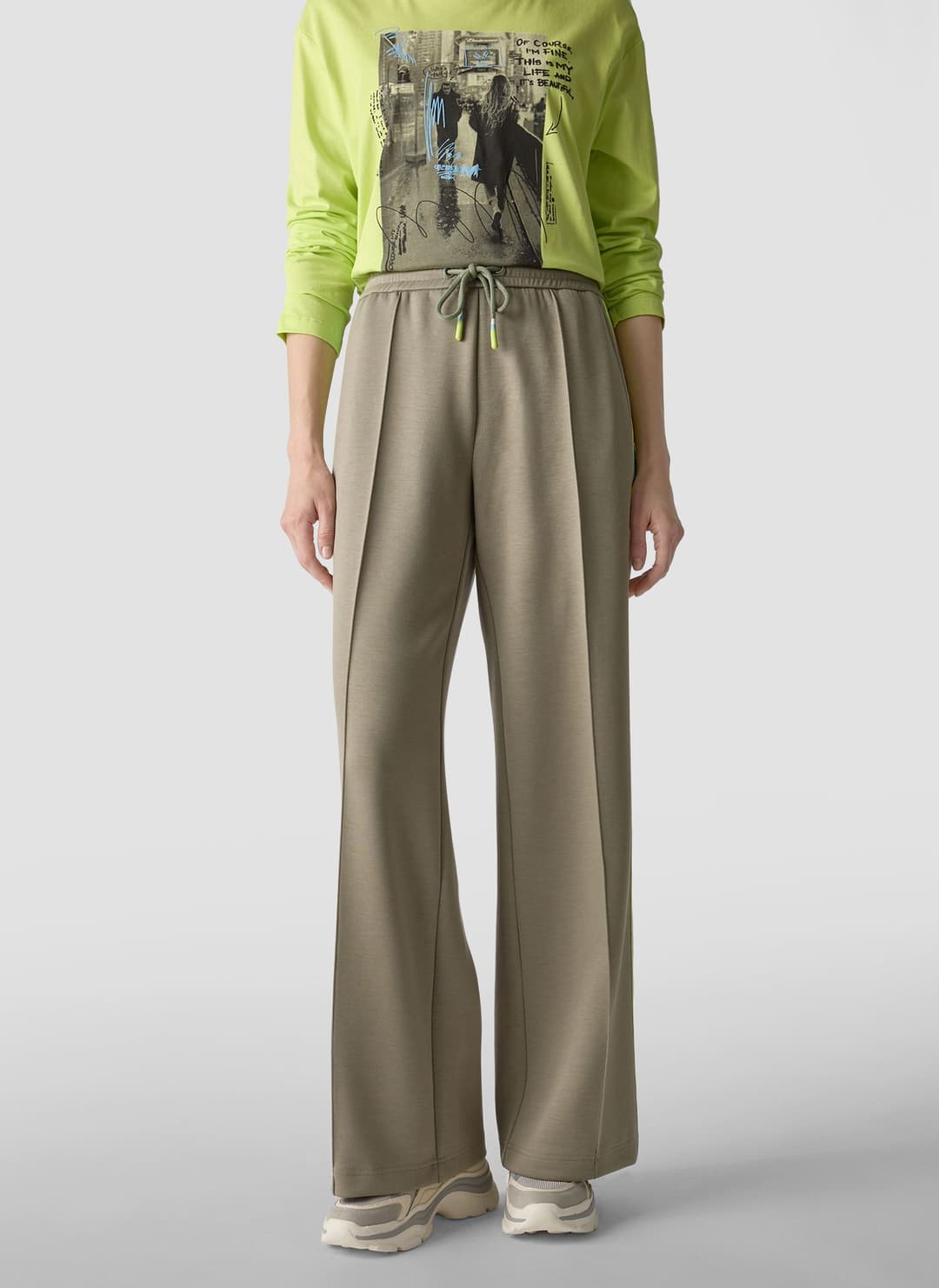 Женские трикотажные брюки с лампасами LeComte | Фото 3