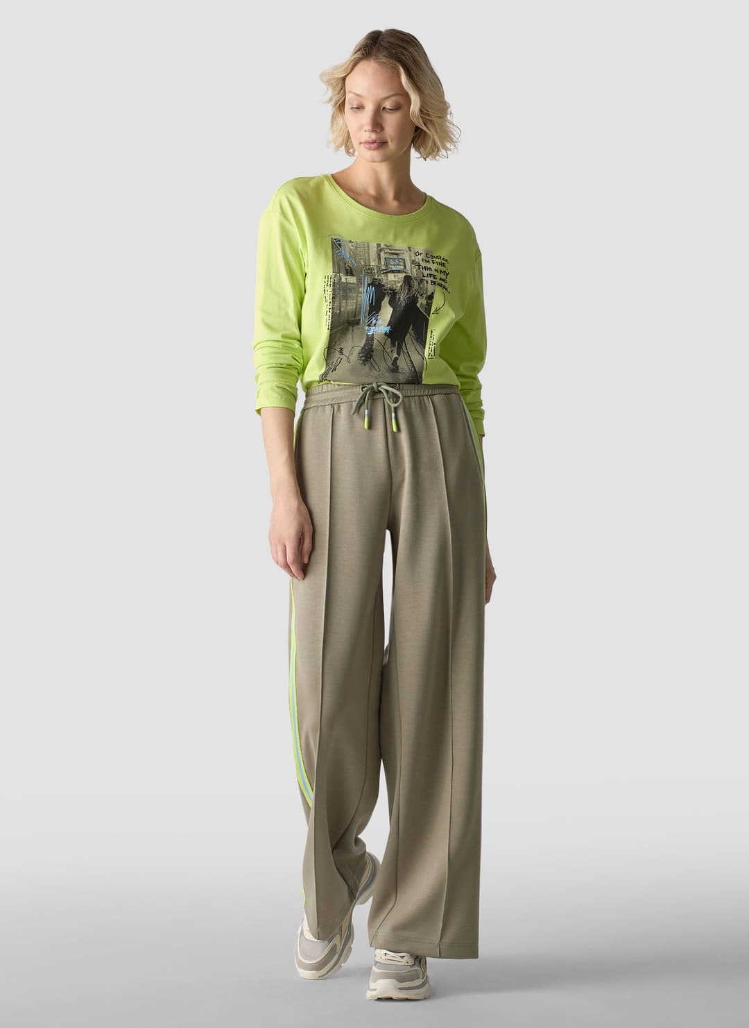 Женские трикотажные брюки с лампасами LeComte | Фото 4