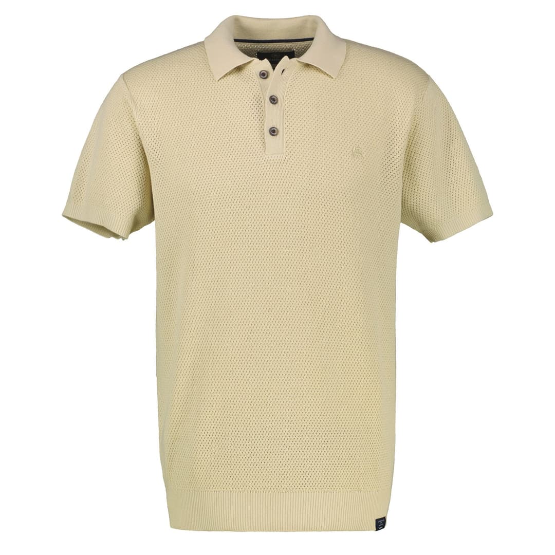 Мужское поло из перфорированного трикотажа Lerros | Фото 1