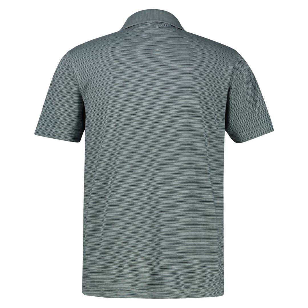 Мужское хлопковое поло в полоску Lerros | Фото 2