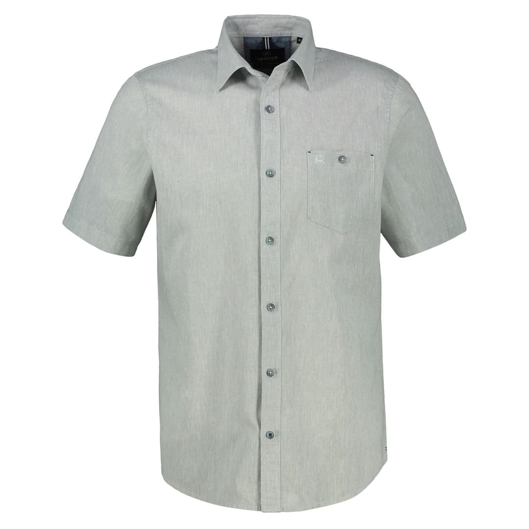 Мужская рубашка из хлопка с добавлением льна Lerros | Фото 1