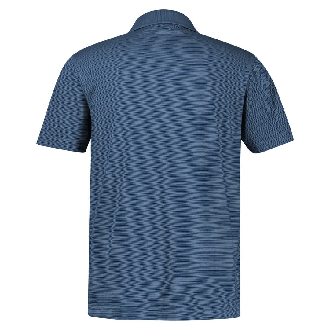 Мужское хлопковое поло в полоску Lerros | Фото 2