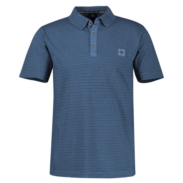 Мужское хлопковое поло в полоску Lerros