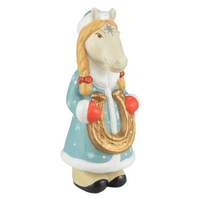 Ёлочная игрушка Лошадка-Снегурочка Душистыя радости