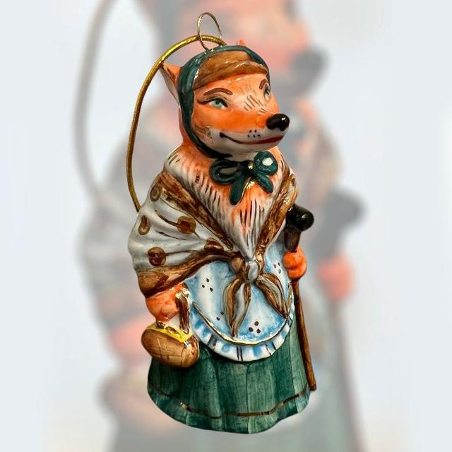 Елочная игрушка Лиса Алиса Лефортово