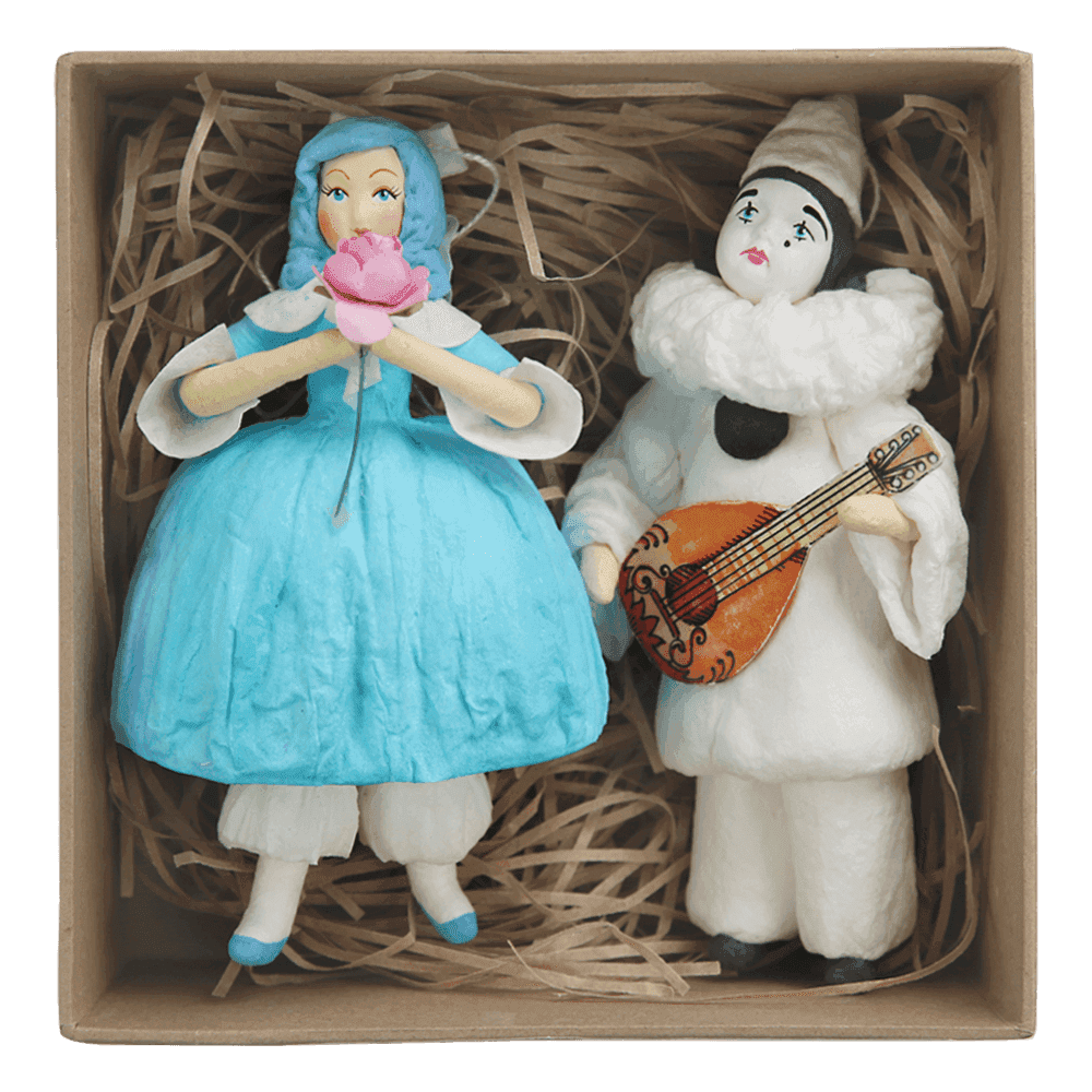 Набор ёлочных игрушек Мальвина и Пьеро Душистыя радости | Фото 2