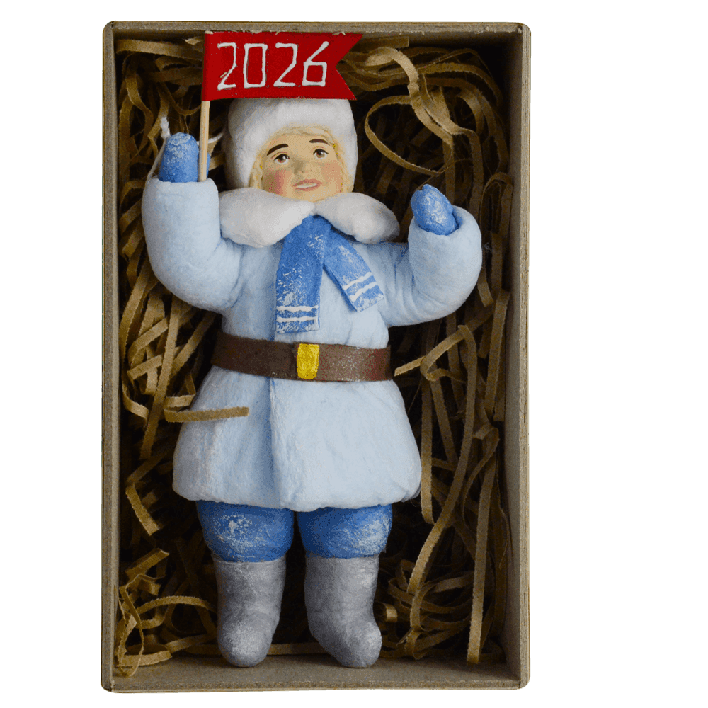 Ёлочная игрушка Мальчик с флажком Душистыя радости | Фото 2