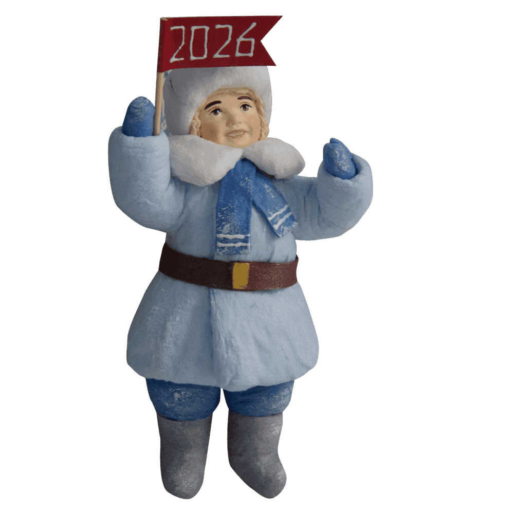 Ёлочная игрушка Мальчик с флажком Душистыя радости | Фото 1