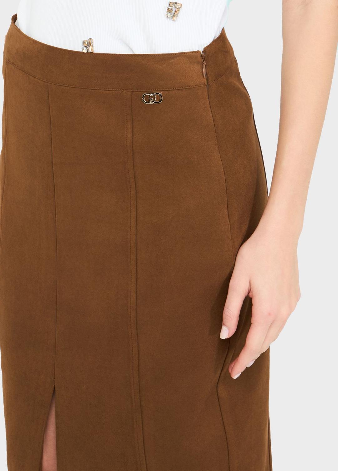 Юбка миди с разрезом Liu Jo | Фото 4