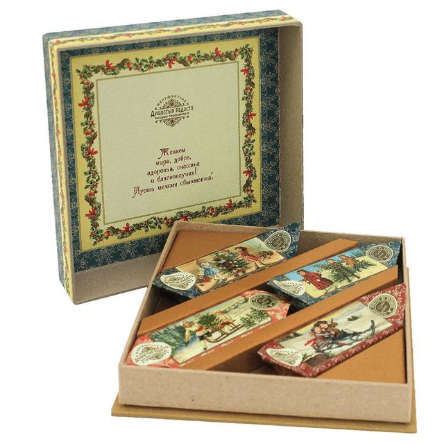 Мыло декоративное С рождеством и Новым годом Душистыя радости
