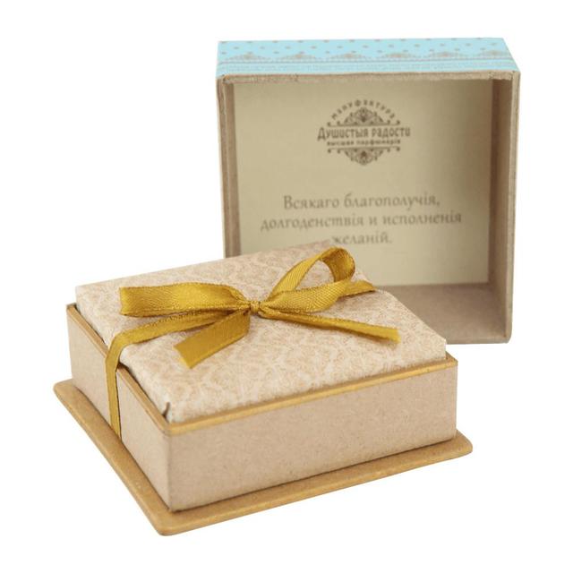 Мыло декоративное В подарочной голубой коробке Душистыя радости