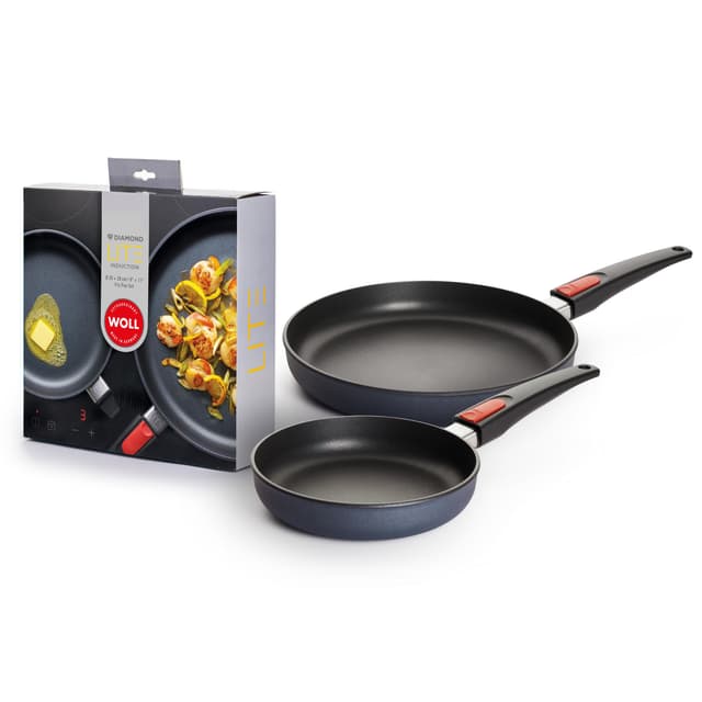 Набор сковород со съёмными ручками Woll Diamond Lite Induction, 20 см + 28 см