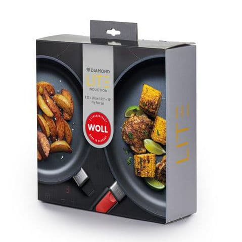 Набор сковород со съёмными ручками Woll Diamond Lite Induction, 22 см + 26 см | Фото 2