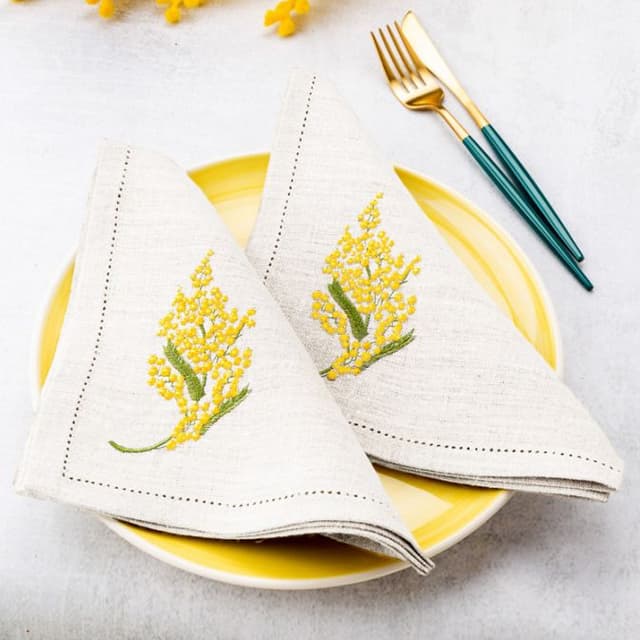 Набор салфеток Невская Вышивка, Мимоза