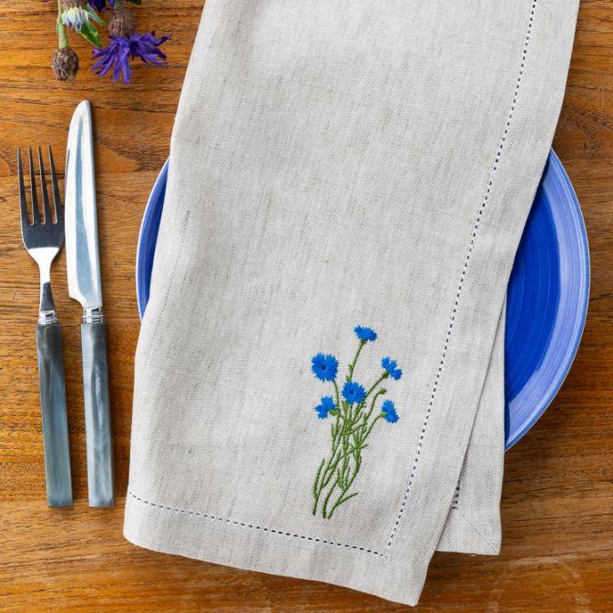 Набор салфеток Невская Вышивка, Васильки | Фото 2
