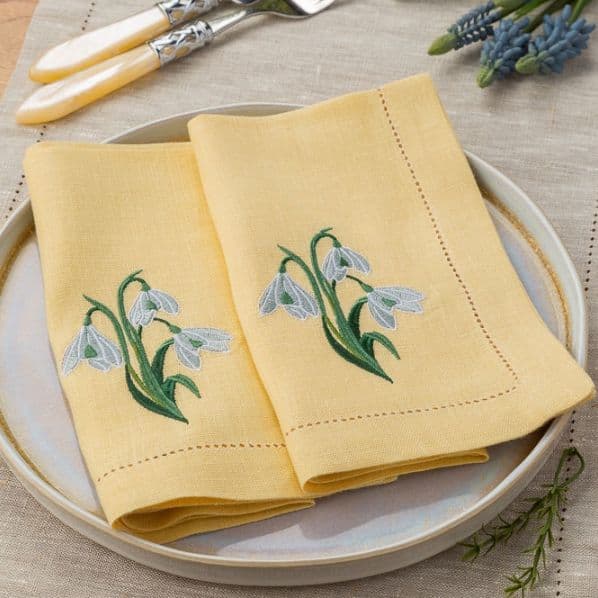 Набор салфеток Невская Вышивка, Подснежники