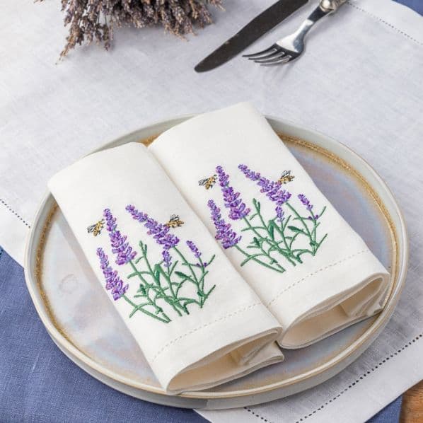 Набор салфеток Невская Вышивка, Лаванда