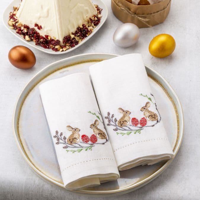 Набор салфеток Невская Вышивка, Пасха Кролик | Фото 1
