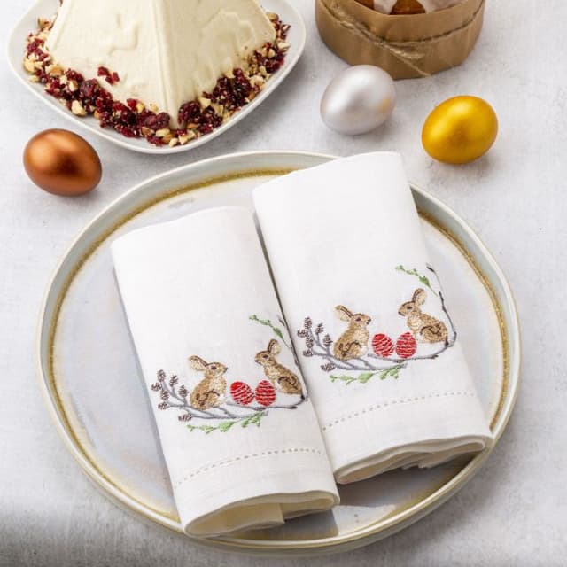 Набор салфеток Невская Вышивка, Пасха Кролик
