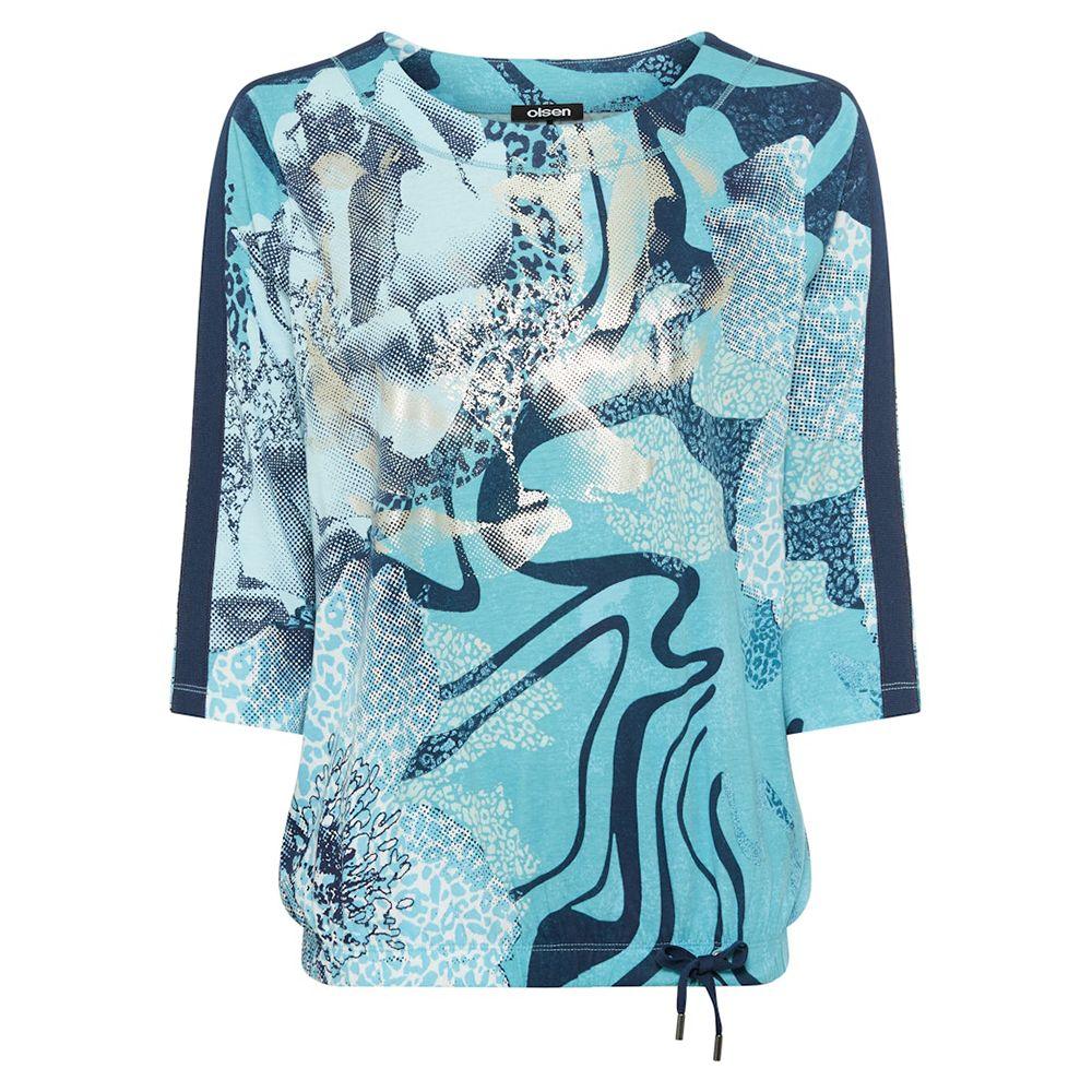 Женский лонгслив из хлопка с модалом Olsen | Фото 1